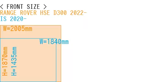 #RANGE ROVER HSE D300 2022- + IS 2020-